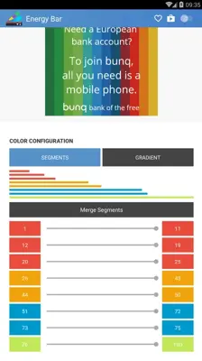 Energy Bar android App screenshot 1